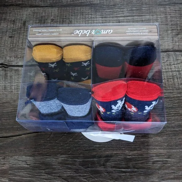 4 Pack socks - Picture 2 of 3